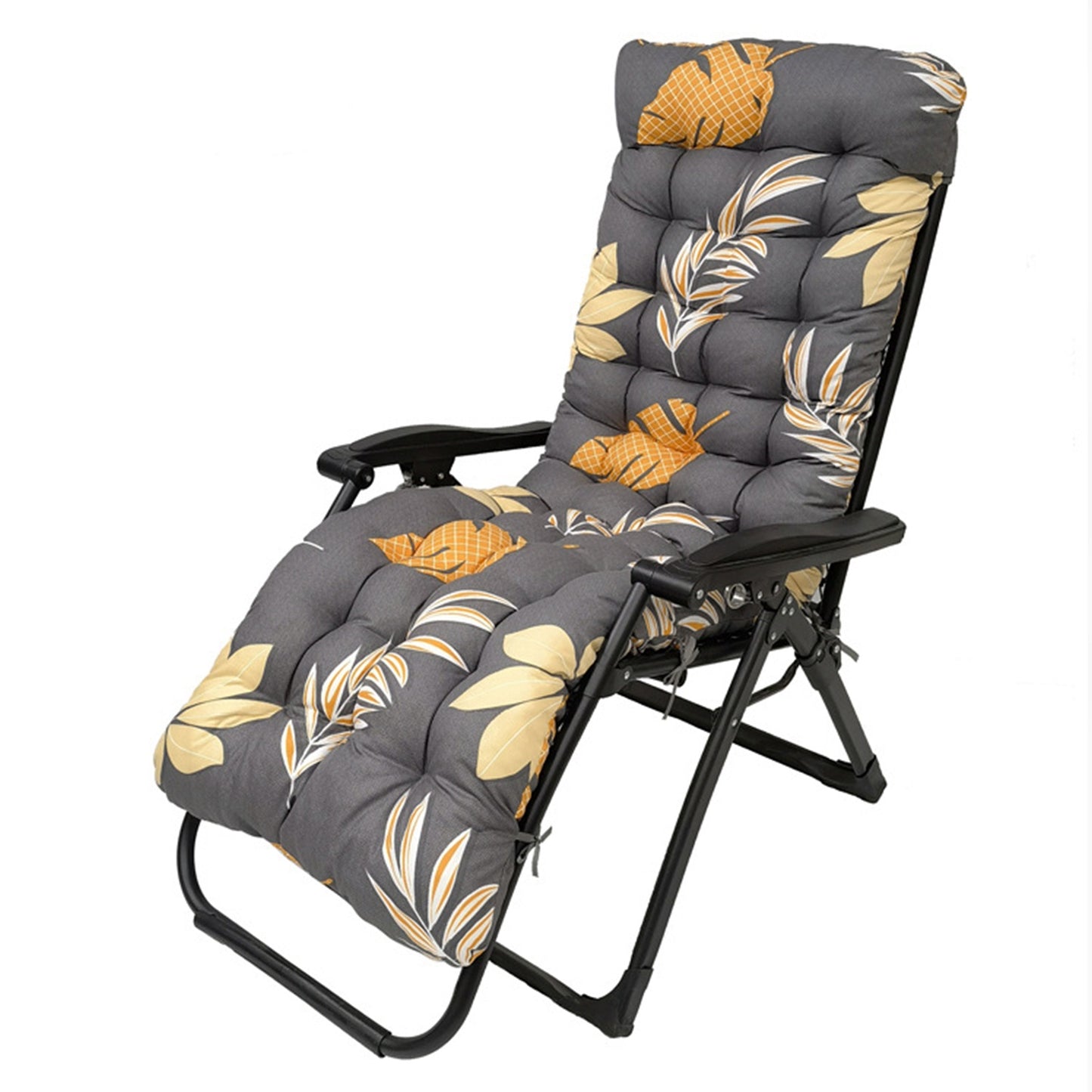 1Pc Chaise Lounger Cushion Recliner Rocking Chair Sofa Mat Deck Chair Cushion Chair Not Inlcuded  Standard Type