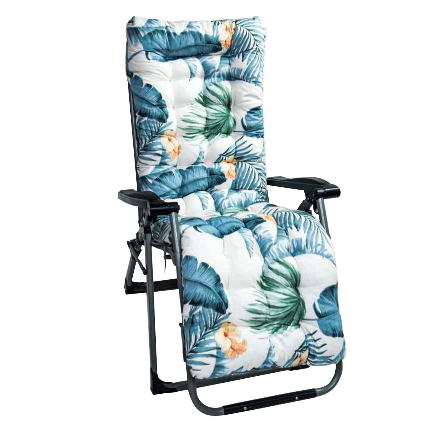 1Pc Chaise Lounger Cushion Recliner Rocking Chair Sofa Mat Deck Chair Cushion Chair Not Inlcuded  Standard Type