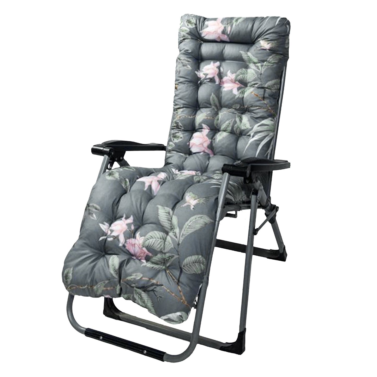 1Pc Chaise Lounger Cushion Recliner Rocking Chair Sofa Mat Deck Chair Cushion Chair Not Inlcuded  Standard Type